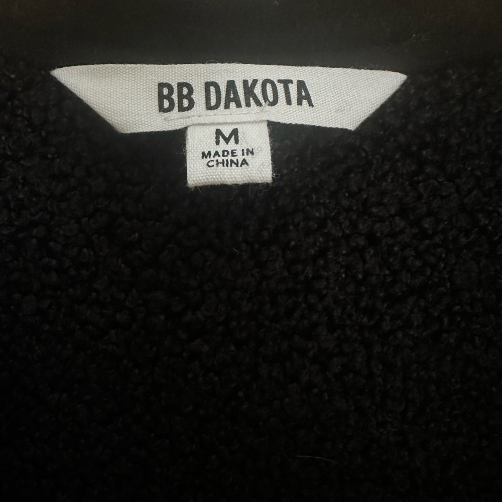 BB Dakota Black Women's Blazer with Zipper Details - Picture 2 of 9